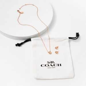 Coach Open Circle Rosegold Set